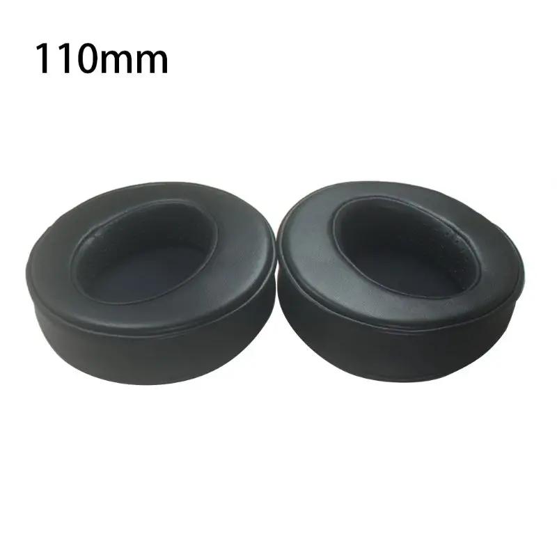 

2 Pcs Replacement Bevel Earpads Thickening Ear Cushions Universal Headset Breathable Ear Pads Leather Memory Foam Cover