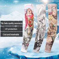 large arm ice silk sun protection unisex quick dry uv outdoor running cycling sleeve skin proteive summer cool tattoo sleeves