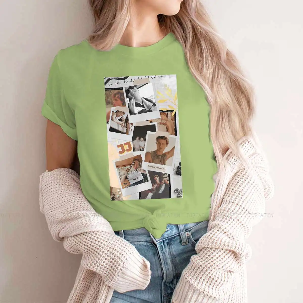 

JJ Rudy Pankow эстетические хипстерские футболки внешние банки Pogues для девушек 4XL стильная ткань уличная одежда футболка с круглым вырезом оверса...