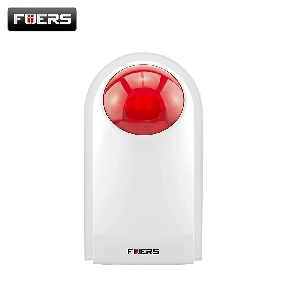 Fuers J008 110dB домашняя сирена Беспроводная мигающая 433 МГц стробоскопический