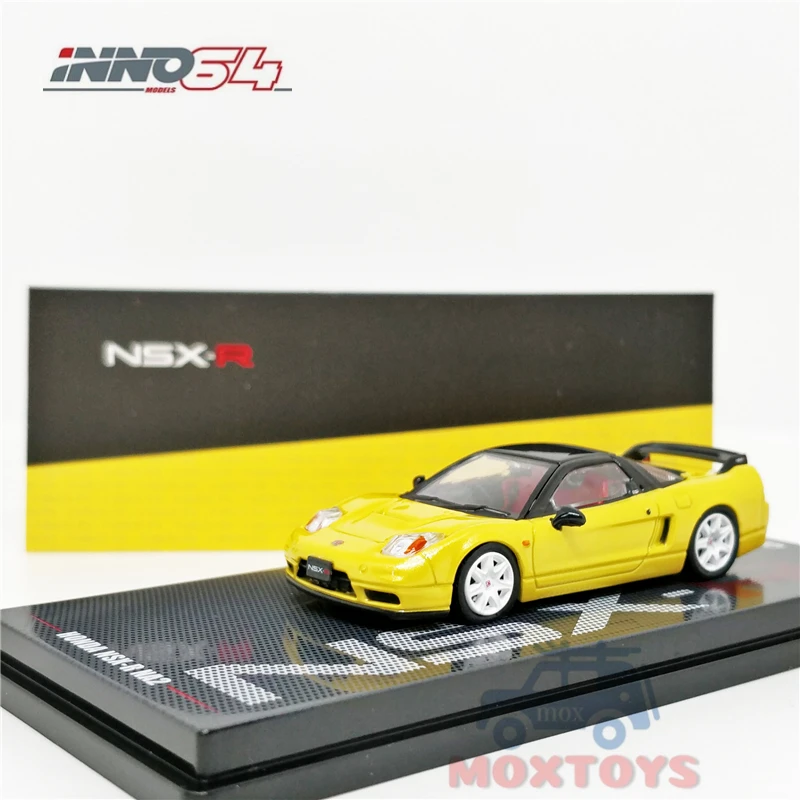 INNO 1:64 Honda NSX R NA2 желтый W/дополнительные колеса литья под давлением модель