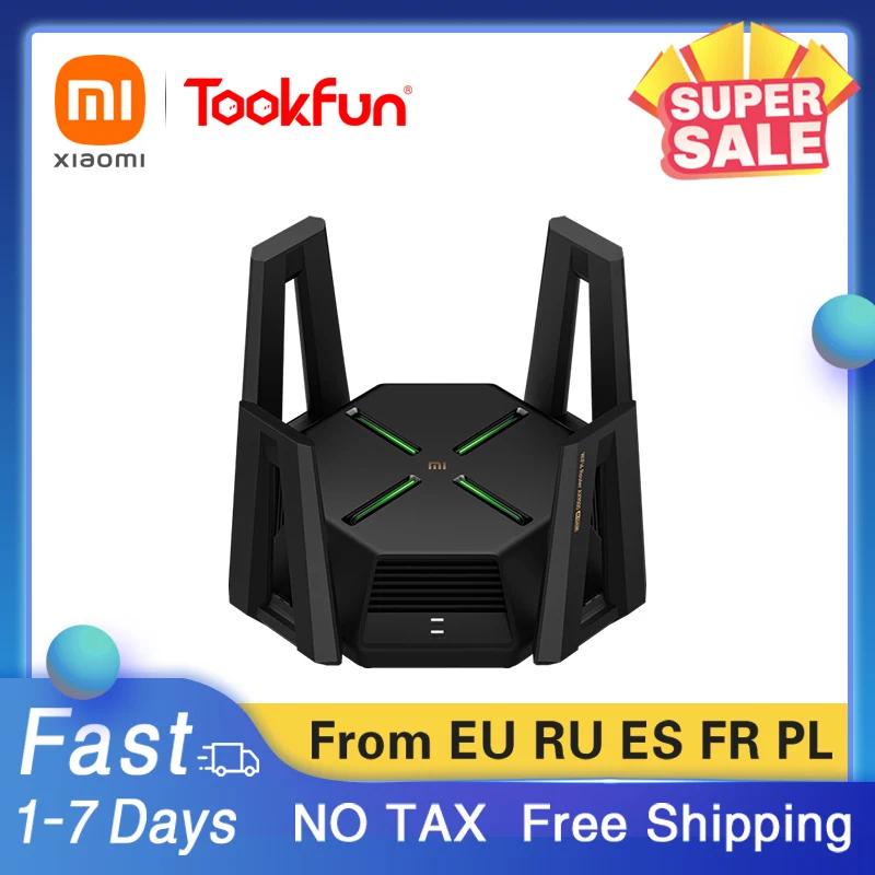 2021 Xiaomi Mi AX9000 AIoT роутер трехдиапазонный Wi Fi 6 Беспроводная сетевая сеть VPN 1 ГБ USB3.0