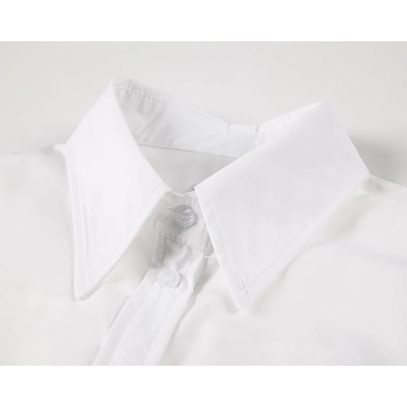 Женская Осенняя блузка с длинным рукавом и бантом однобортная отложным