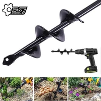 garden auger drill bit tool spiral hole digger ground drill earth drill for seed planting gardening fence flower planter