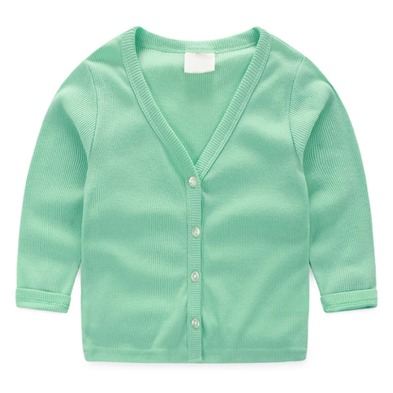 Детский свитер BEKE MATA однотонный кардиган для маленьких мальчиков и девочек с