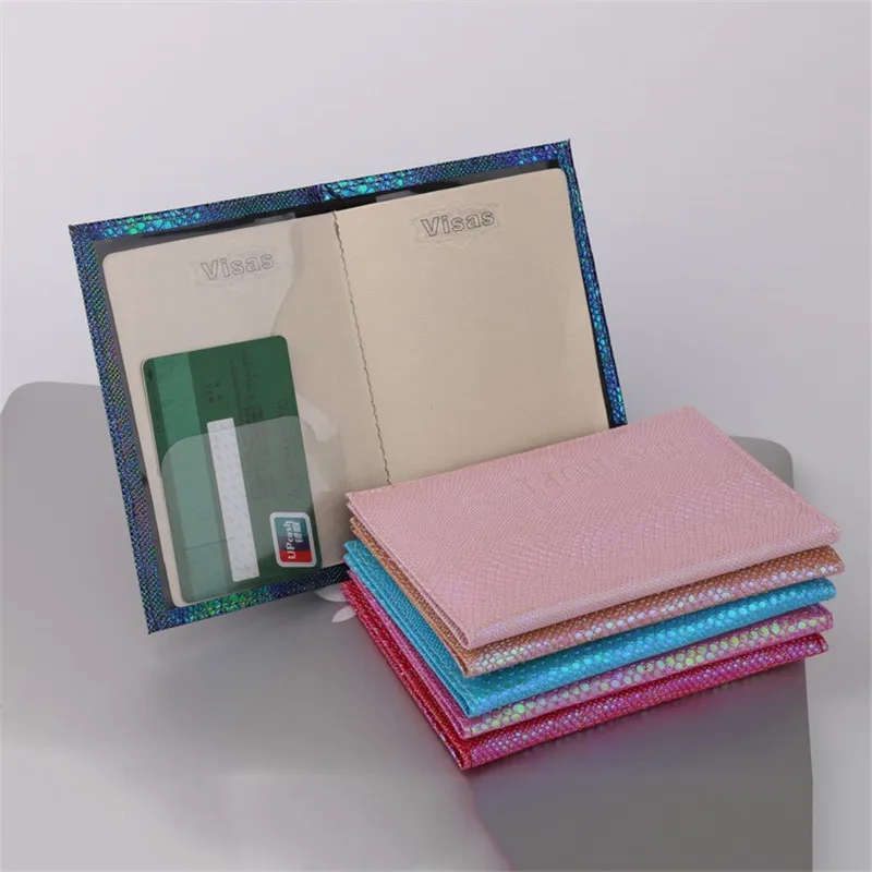 Футляр для паспорта ящерицы защитный кошелек визиток мягкий чехол путешествий