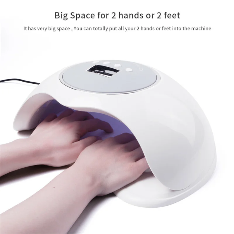 72W фары для ногтевой фототерапии машина интеллигентая (ый) ногтей четыре Скорость