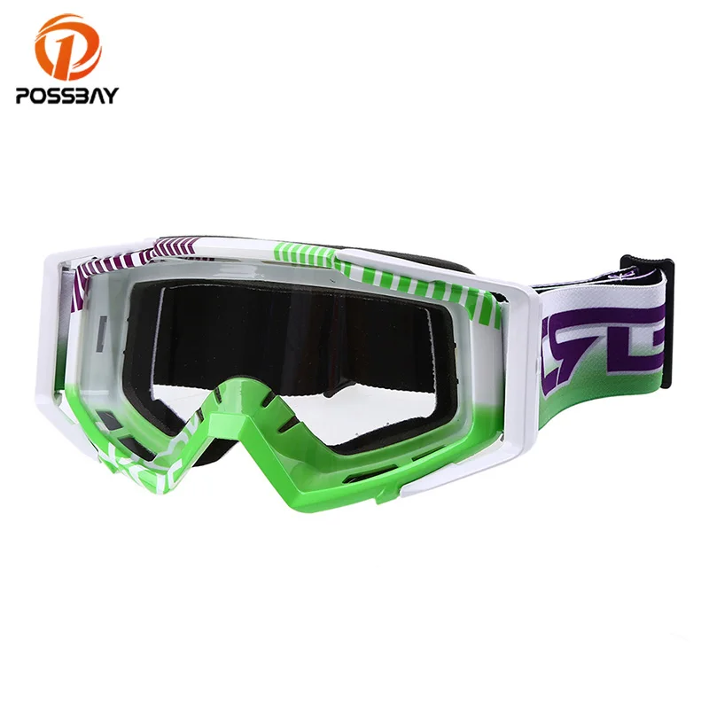 Мотоциклетные очки POSSBAY с защитой от УФ лучей разноцветные для мотоцикла катания