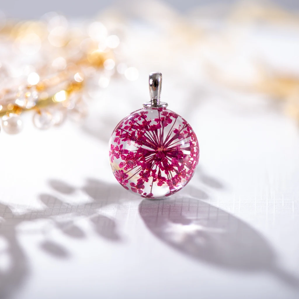 20 # без крючка Твердые настоящие сухие цветы Сферический стеклянный шар