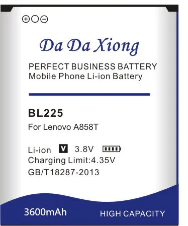 Аккумуляторная батарея BL225 для Lenovo A858T A785E S8 A708T A628T & BL 225 A620T A780E A688T S898t +