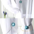 Завязывающиеся ремни для штор, домашний декор, держатель для штор, магнитные простые пряжки для штор кошачий глаз, Аксессуары для штор в европейском стиле