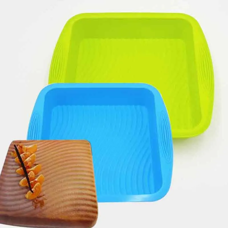 Модная Большая квадратная форма для торта силиконовая шоколадного мыла выпечки |