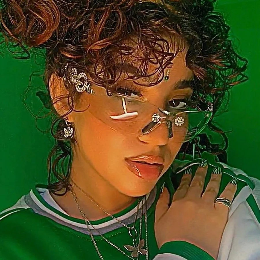 Женские роскошные солнцезащитные очки 2021 Винтажные Солнцезащитные в стиле Y2K