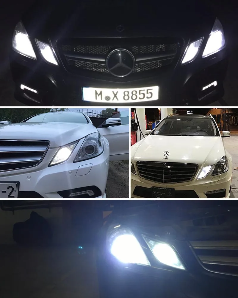 2 шт. светодиодный светильник для парковки 2010-2013 Mercedes BNEZ W212 E-Class C207 A207