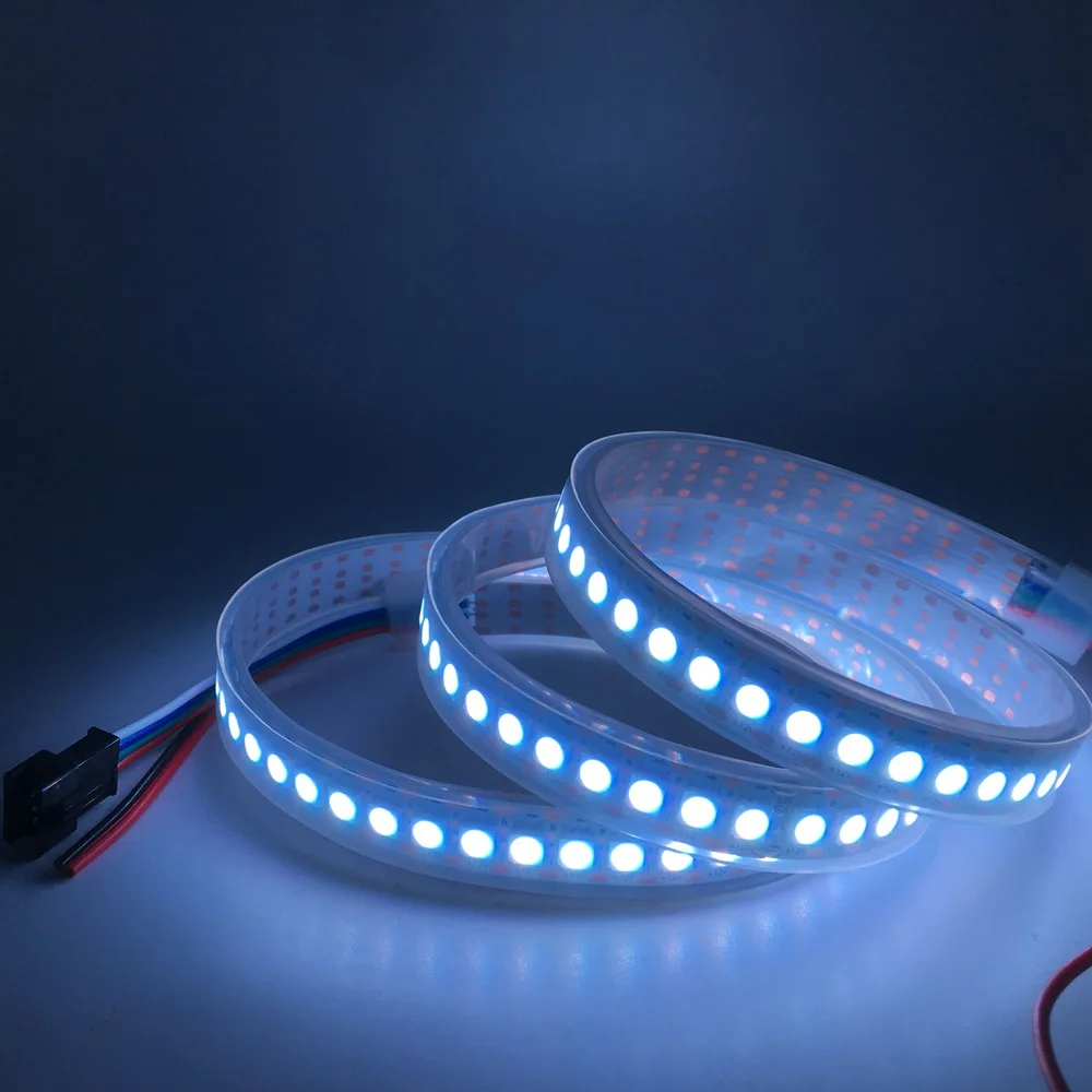 WS2815 DC12V(WS2812B/WS2813) RGB светодиодный Пиксели полосы светильник Individueel Addressable светодиодный двойной пульт дистанционного управления и 30/60/144 Пиксели/светодиодный s/m 1~ 5 м