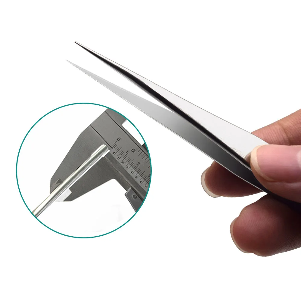Антистатический пинцет из нержавеющей стали с острыми зажимами медицинского