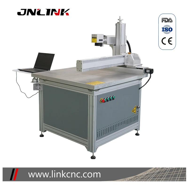 Лазерная маркировочная машина из листового стального волокна металлическая