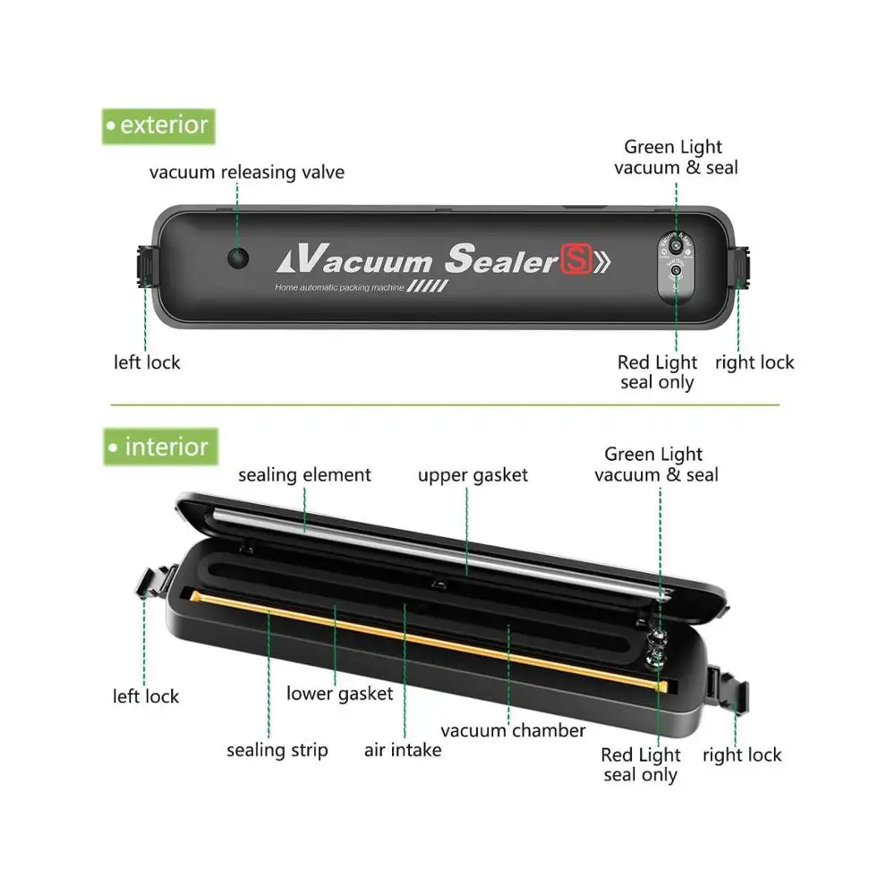 15 шт. сумки бытовой пищевой вакуумный упаковщик упаковочная машина пленка в том