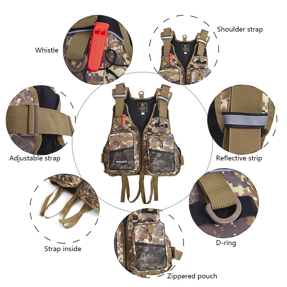 Спасательный жилет для рыбалки на открытом воздухе спасательный взрослых