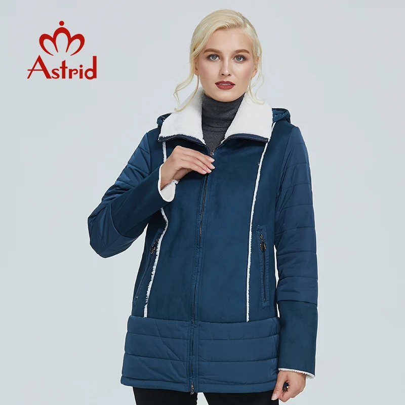 Женская зимняя куртка с капюшоном AM 2083|Женские парки| |