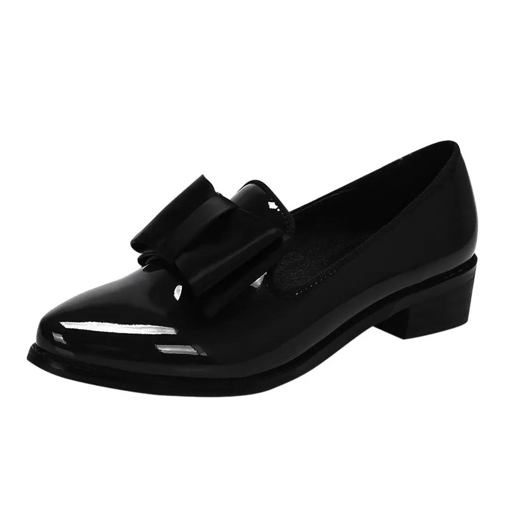 Женские туфли оксфорды на плоской подошве Классические повседневные с острым