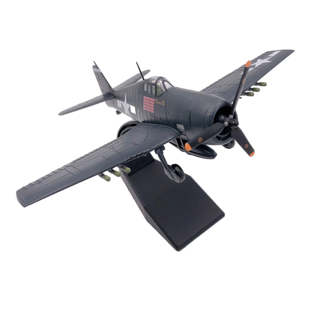 Модель F6F из металлического сплава в масштабе 1/72 модель самолета летательного
