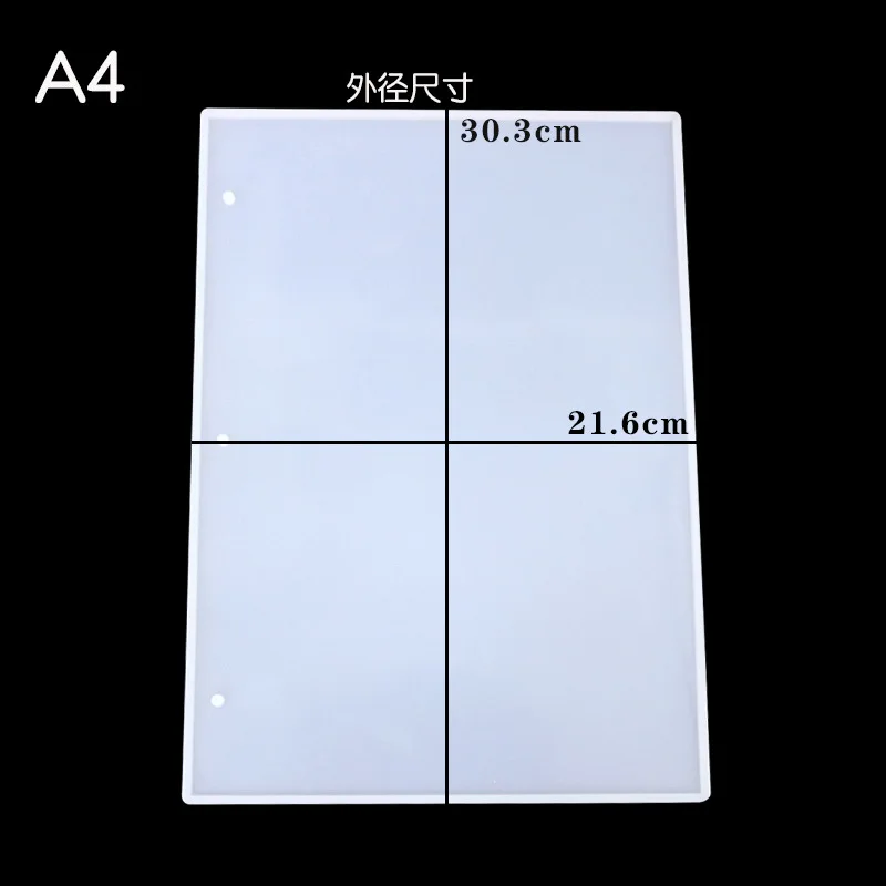 A4 1PC A5 A6 A7 Notebook DIY Handcraft Mold Expoxy Tools resin molds for jewelry - Цвет: A4
