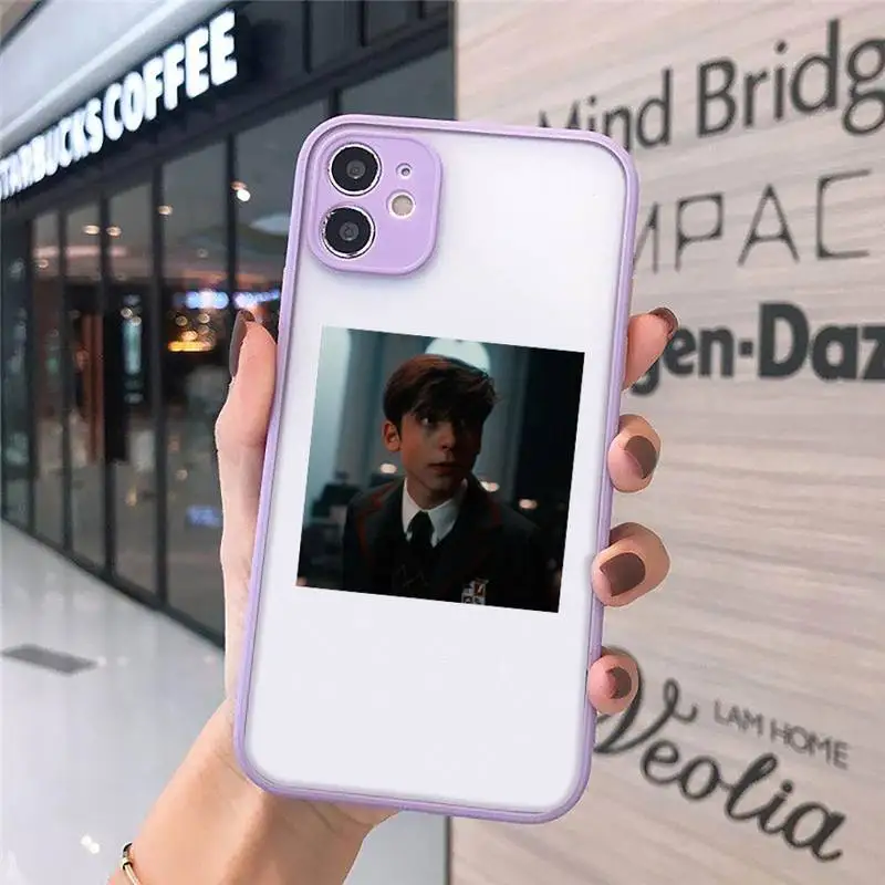 

Aidan Gallagher Number Five TV series Phone Cases matte transparent For iphone 7 8 11 12 plus mini x xs xr pro max cover