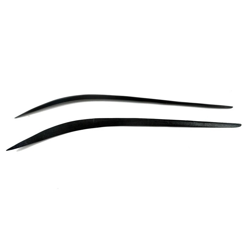 

for Alfa Romeo Giulia 2015- Glossy Black Headlights Eyebrow Lamp Eyelid Cover Sticker Trim Refitting