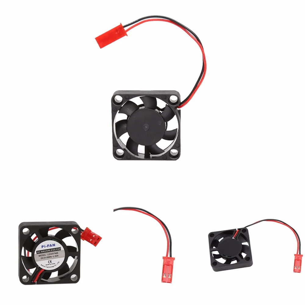Маленький 2-контактный бесщеточный 2-проводной осевой охлаждающий вентилятор 3007S