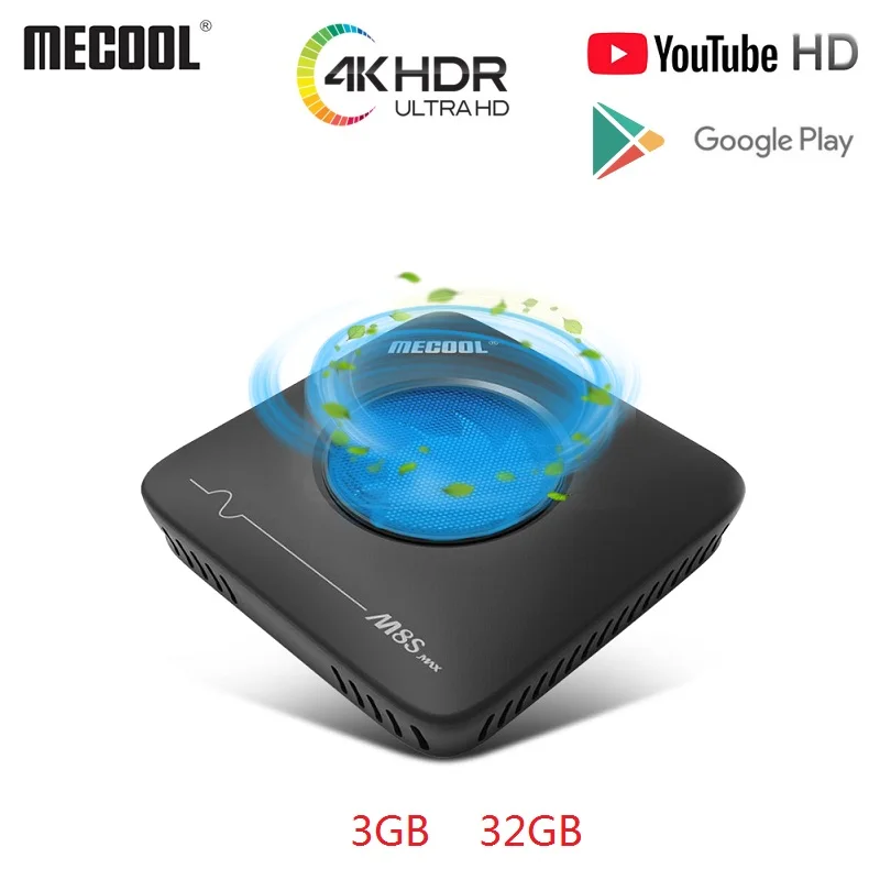 Приставка Смарт ТВ MECOOL M8S Max Android 2 4 Amlogic S912 3 ГБ + 32 5 8G двойной Wi Fi BT4.0 телеприставка 4K