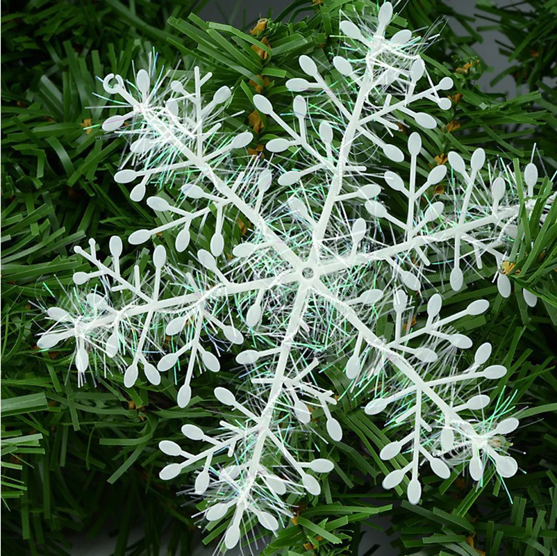 

2/3/6 PCS Snowflake Window Winter Glass Wall Stickers Kids room Christmas Decor Non-woven Patches For DIY Scrapbooking Craft