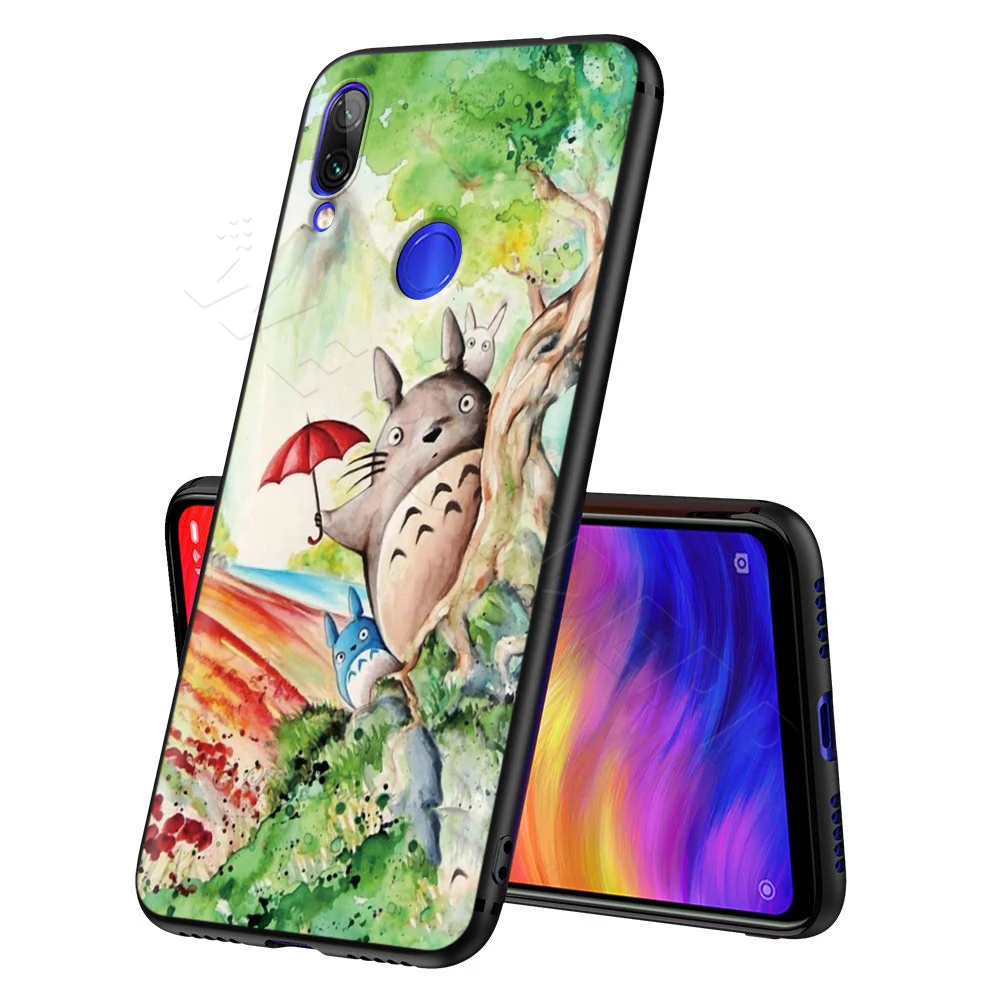 Чехол Totoro для Xiao mi Red mi Note 8 mi 3 6 8 9 A1 A2 A3 8A 6X9 T CC9 Lite SE Pro Max F1 10