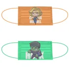 50 шт., детские одноразовые маски Железный человек