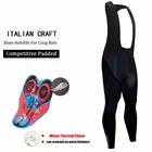 2022 полностью черные теплые велосипедные брюки, зимние теплые длинные брюки для горного велосипеда, велосипедные колготки с 9D гелевыми подкладками, велосипедные брюки