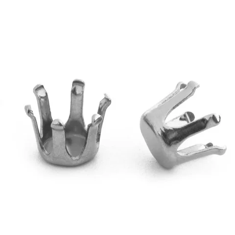 Круглые застежки для камней из нержавеющей стали