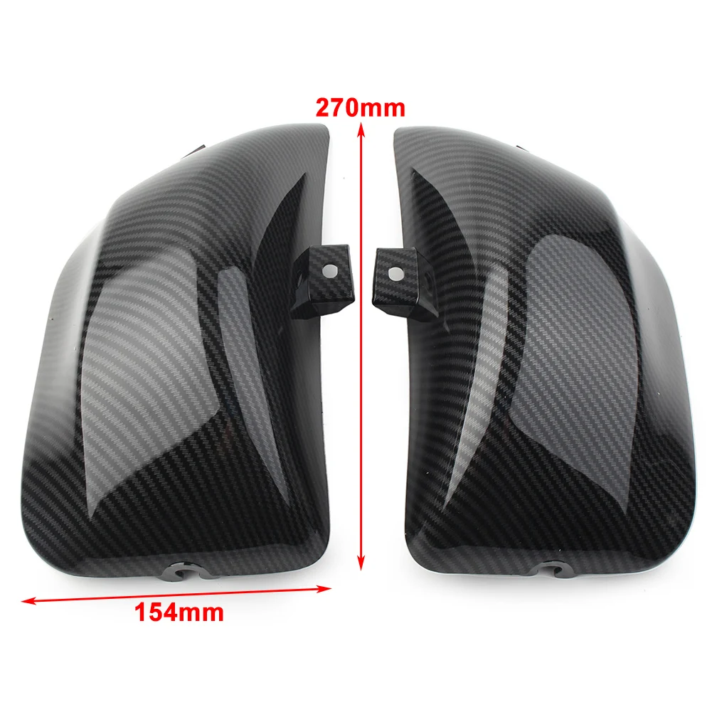 Углеродное волокно ABS мотоциклетный обтекатель боковая крышка аккумуляторной