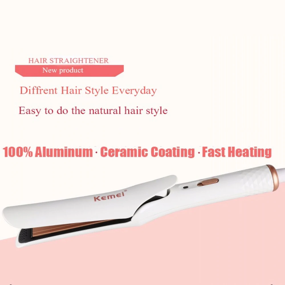 

High Quality Professional Hair Straightener Hair Curler Electric Splint Steam Curling Iron Hair Straightening EU Plug