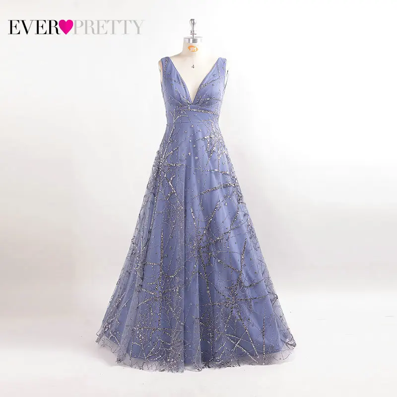 Robe De Soiree вечерние платья Ever Pretty EP07860 сексуальные с v-образным вырезом без рукавов трапециевидные вечерние платья Элегантное Вечернее Платье Abiye