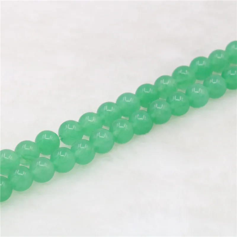 Бесплатная доставка Натуральный камень зеленый авантюрин нефрит Круглый 4/6/8/10/12