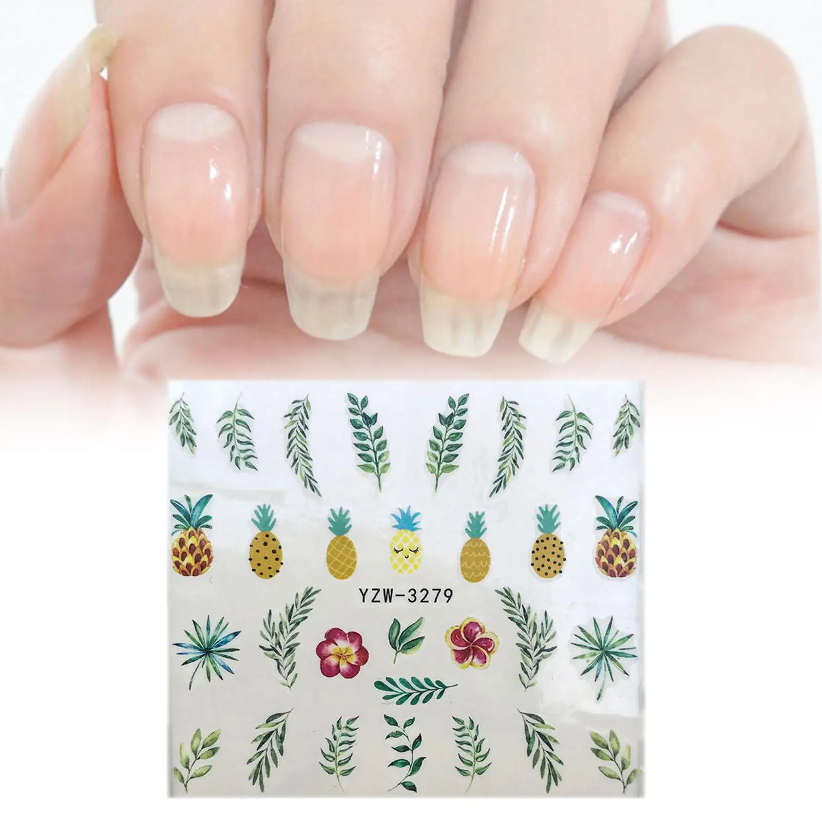 

Flower Series Nail Foils Manicure Stickers Nail Sticker Artistic Design Nail Decoration Vibrant Color Latest Nail Styles for DIY