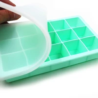new home silicone ice cube maker form for ice candy cake pudding chocolate molds easy release square shape ice cube trays molds