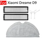 Запчасти для робота-пылесоса Xiaomi Mijia STYJ02YM или Dreame D9, боковая щетка, Швабра, тряпка, Hepa фильтр, запчасти