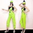 Новые детские костюмы для танцев в стиле хип-хоп и Джаз для девочек, хип-хоп, одежда для выступлений, современная танцевальная одежда для девочек, 3 цвета