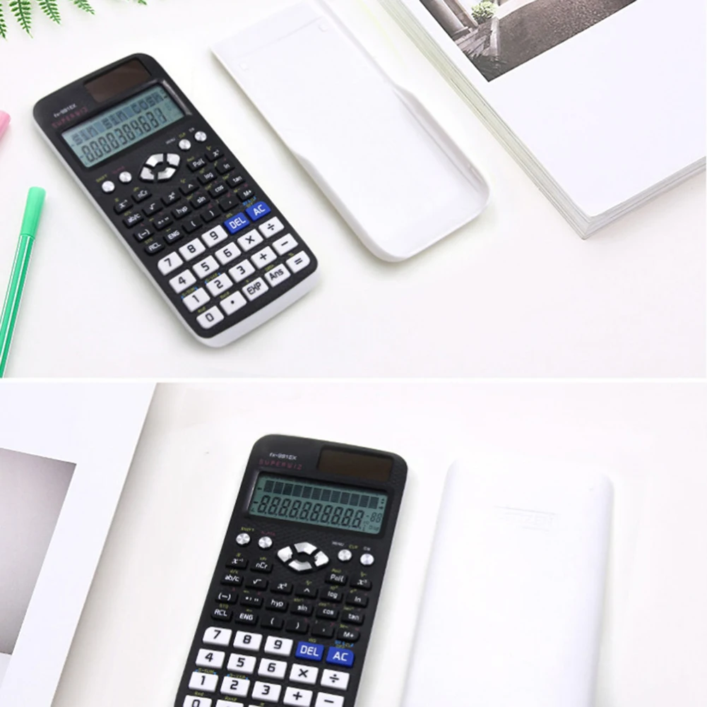 ANENG 12 Digit Student's Scientific Calculator School Mathematics Counting Tool 552 Functions Multifunctional Counter | Компьютеры и