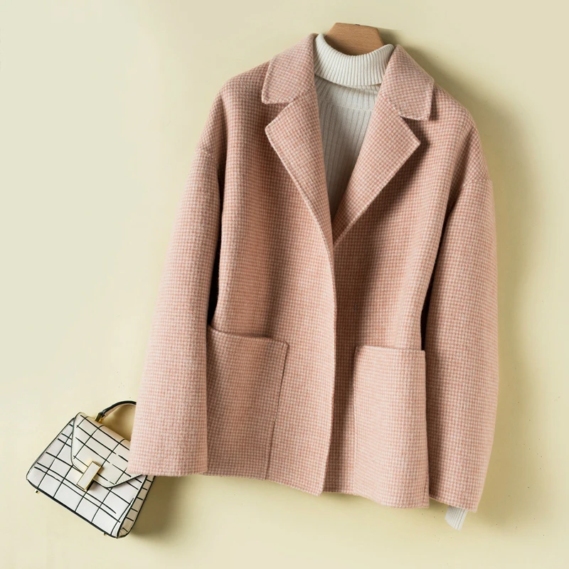 Plaid Coat Women 2020 Short Autumn 
