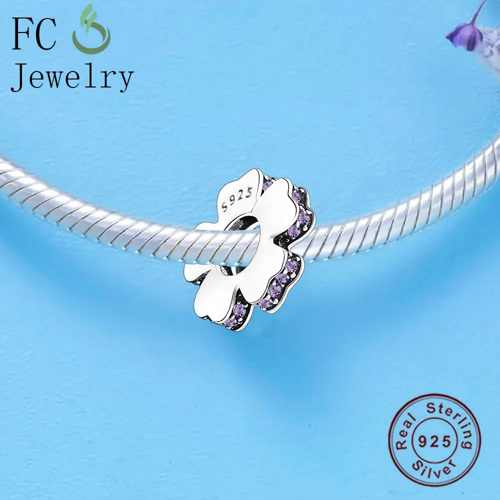 FC ювелирное изделие оригинальный браслет с шармом Серебряный цветок смешанный