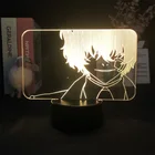 Bungo бродячие собаки дазай Осаму японское аниме 3D светильник Декор для спальни милый подарок на день рождения Светодиодная лампа манга Детский милый подарок