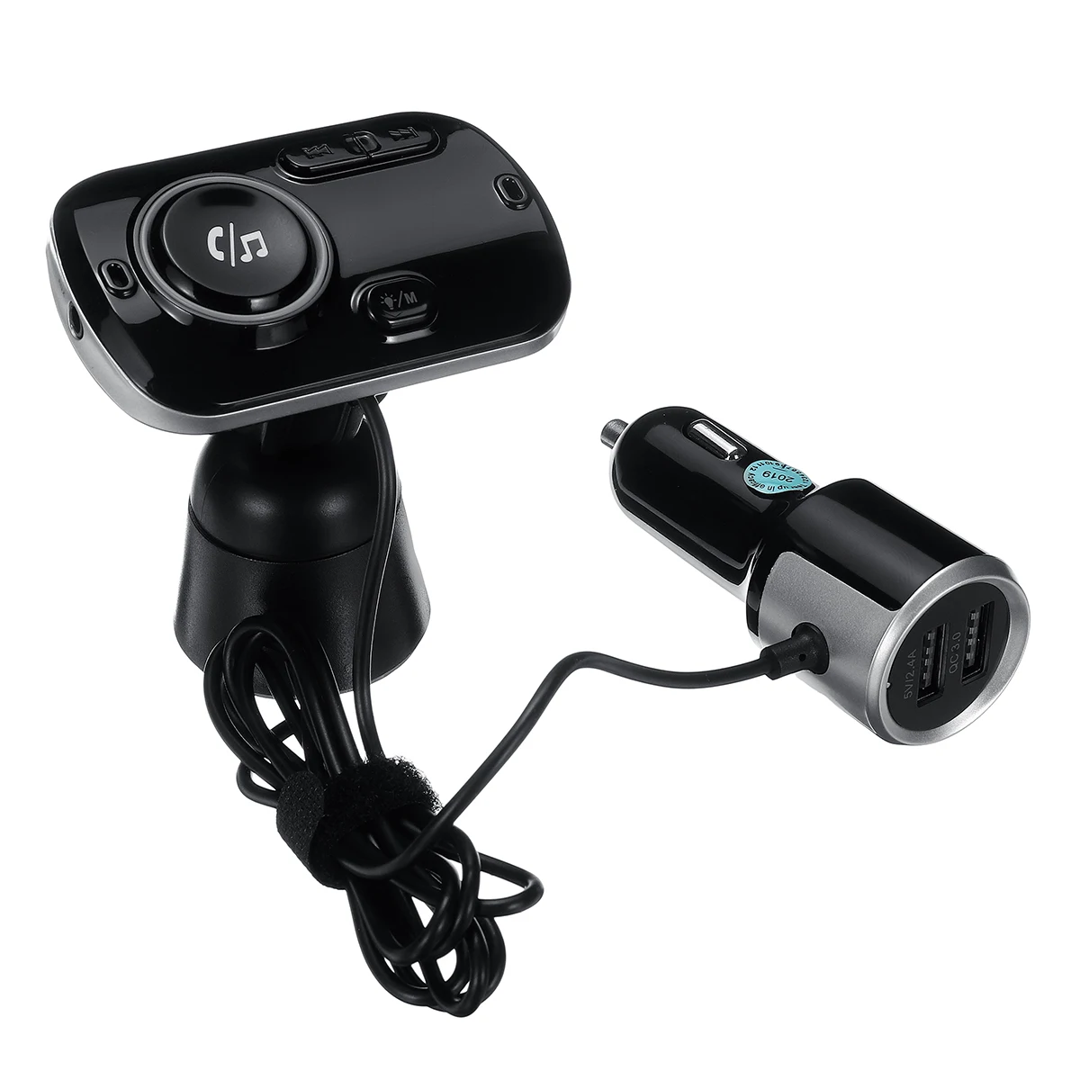 Bluetooth 5 0 Sup port Siri FM передатчик модулятор 2 порта быстрое зарядное устройство 3 Handsfree