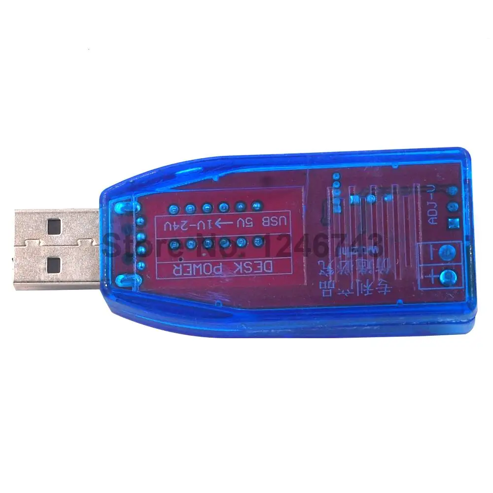 Светодиодный потенциометр Регулируемый USB-преобразователь с 5 В в постоянный ток